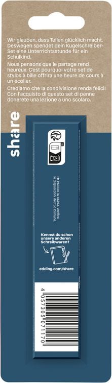 Produktbild: share Kugelschreiber blau 2er set