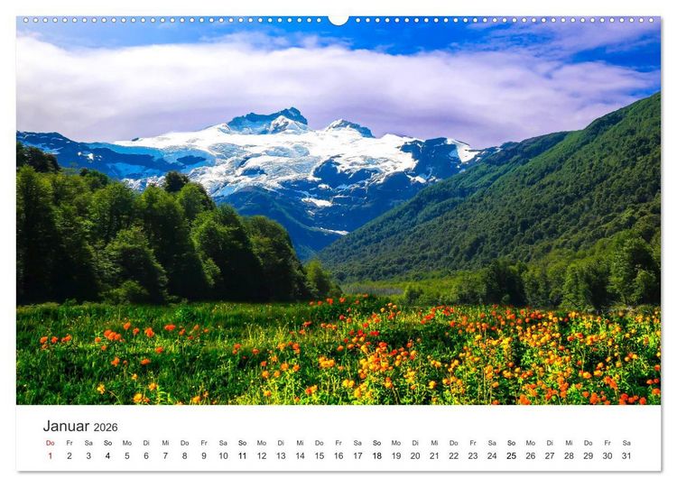 Produktbild: Die sch&ouml;nsten Blumenwiesen der Welt (Wandkalender 2026 DIN A2 quer), CALVENDO Monatskalender