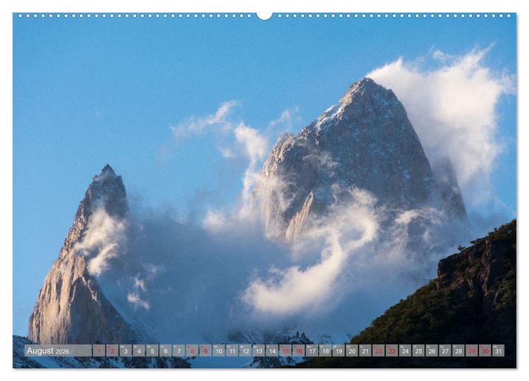 Produktbild: Patagonien - Eine Landschaft der Kontraste (hochwertiger Premium Wandkalender 2026 DIN A2 quer), Kunstdruck in Hochglanz