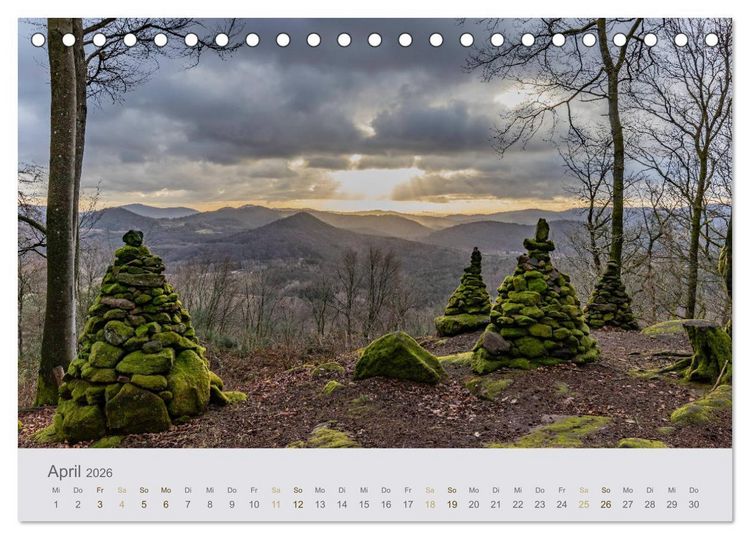 Produktbild: Augenblicke im Pf&auml;lzerwald (Tischkalender 2026 DIN A5 quer), CALVENDO Monatskalender