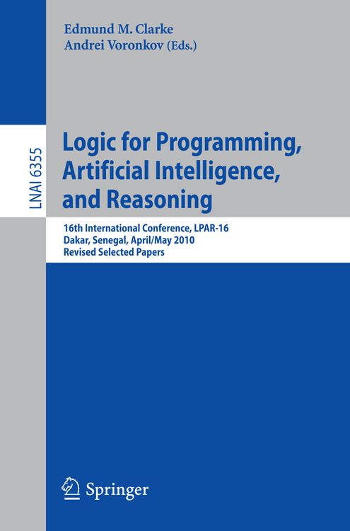 Produktbild: Logic for Programming, Artificial Intelligence, and Reasoning