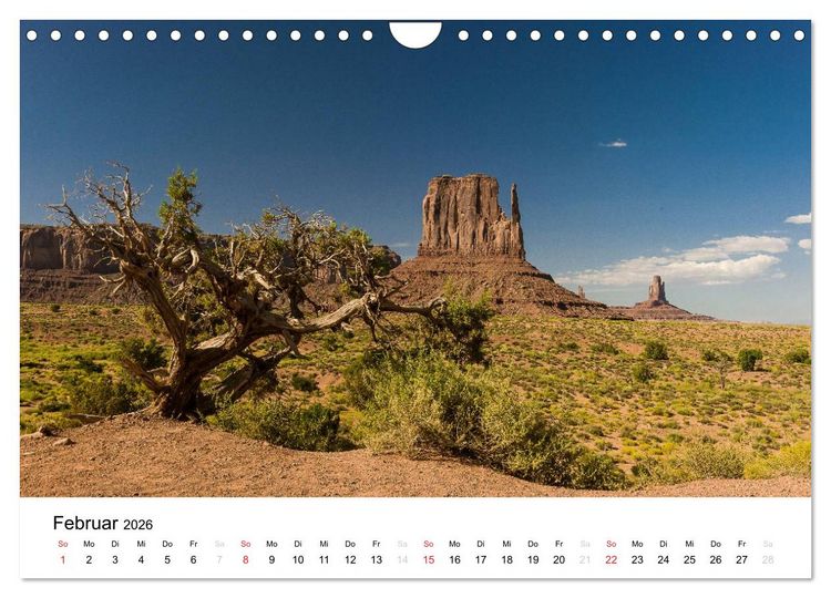 Produktbild: Nationalparks in Utah (Wandkalender 2026 DIN A4 quer), CALVENDO Monatskalender