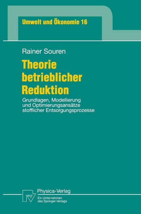 Produktbild: Theorie betrieblicher Reduktion