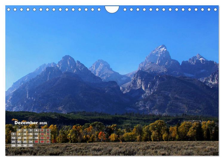 Produktbild: Wyoming Equality State (Wandkalender 2026 DIN A4 quer), CALVENDO Monatskalender