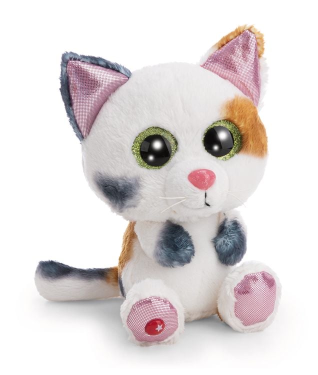 Produktbild: NICI - Kuscheltier GLUBSCHIS Gl&uuml;ckskatze Calli Malli 15cm schlenkernd