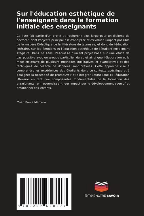 Produktbild: Sur l'&eacute;ducation esth&eacute;tique de l'enseignant dans la formation initiale des enseignants