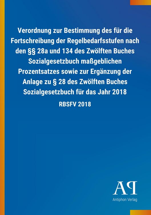 Produktbild: Verordnung zur Bestimmung des f&uuml;r die Fortschreibung der Reg