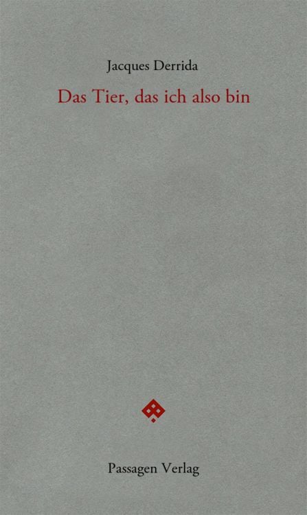 Produktbild: Das Tier, das ich also bin