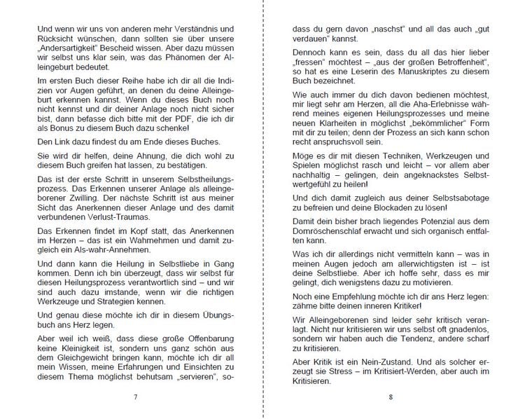 Produktbild: Alleingeborener Zwilling auf dem Weg in die Selbstheilung