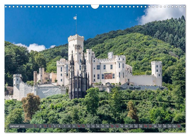 Produktbild: Burgen der Rheinromantik (Wandkalender 2026 DIN A3 quer), CALVENDO Monatskalender
