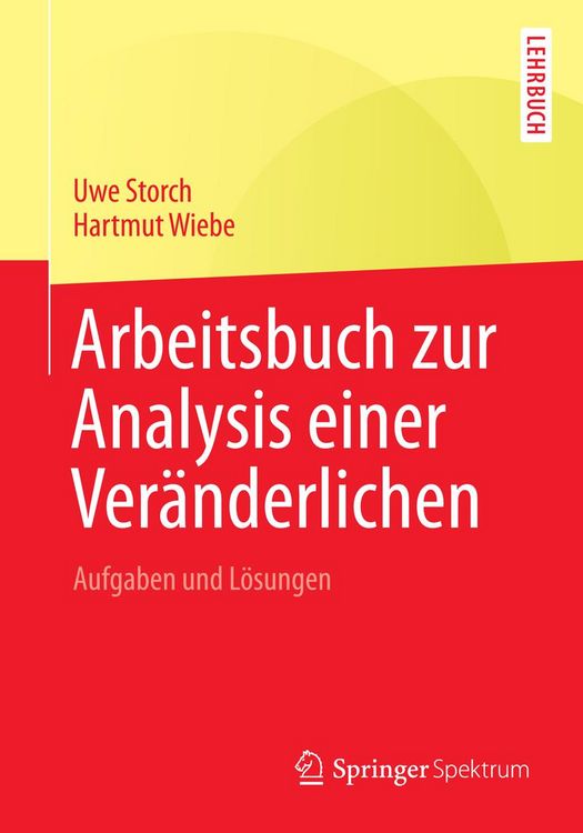 Produktbild: Arbeitsbuch zur Analysis einer Ver&auml;nderlichen