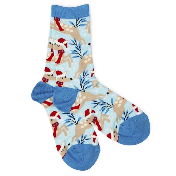 Produktbild: Socke "Fluffy Reindeer", Gr. 36-41
