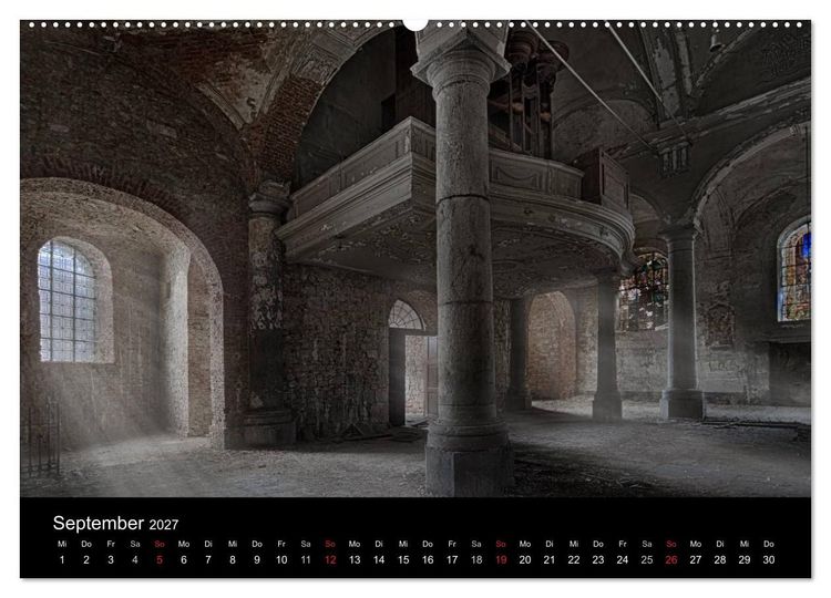 Produktbild: Geheimnisvolle Orte - Lost Places (Wandkalender 2027 DIN A2 quer), CALVENDO Monatskalender