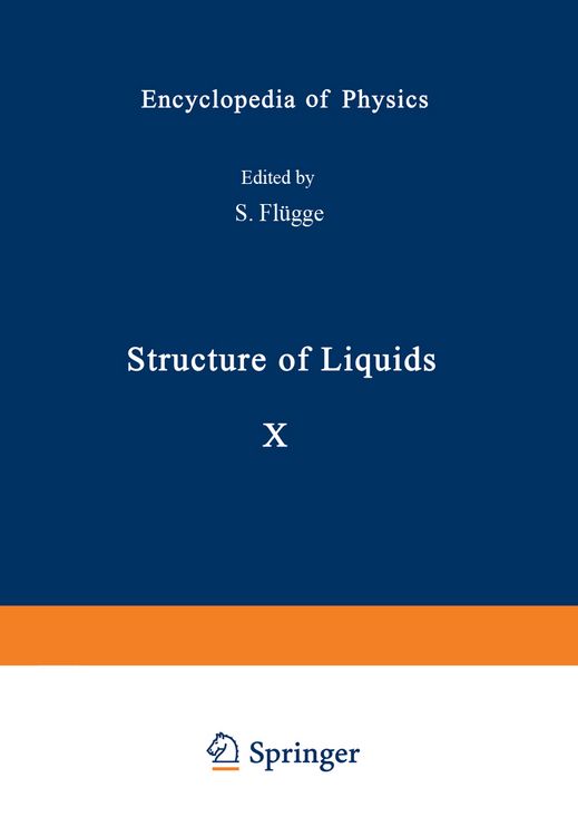 Produktbild: Structure of Liquids / Struktur der Fl&uuml;ssigkeiten