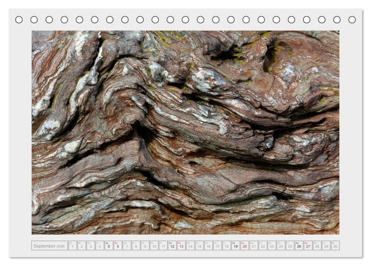 Produktbild: Die Kunst der Steine / 2026 (Tischkalender 2026 DIN A5 quer), CALVENDO Monatskalender