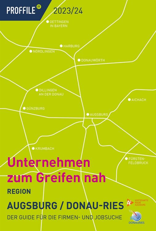Produktbild: PROFFILE Firmenguide 2023/24 Region Augsburg / Donau-Ries