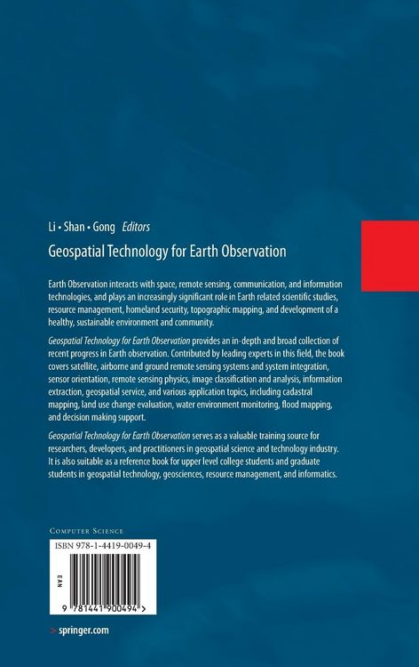 Produktbild: Geospatial Technology for Earth Observation