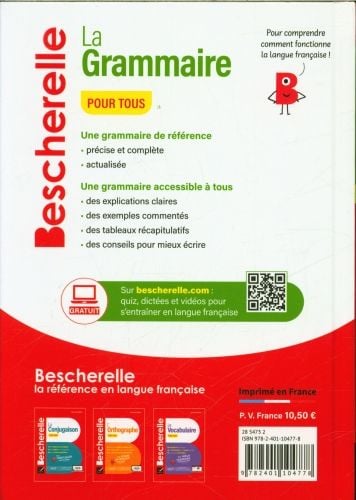 Produktbild: Bescherelle - La grammaire pour tous (nouvelle edition)