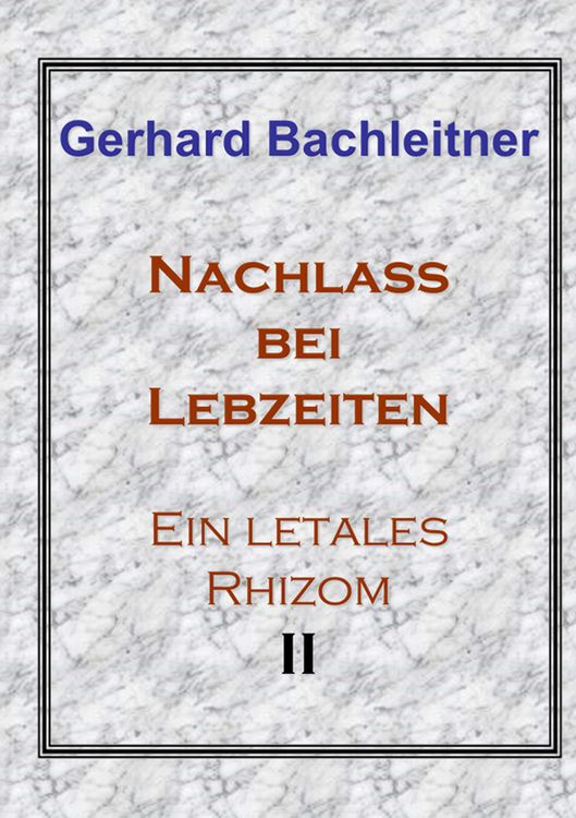 Produktbild: Nachlass bei Lebzeiten