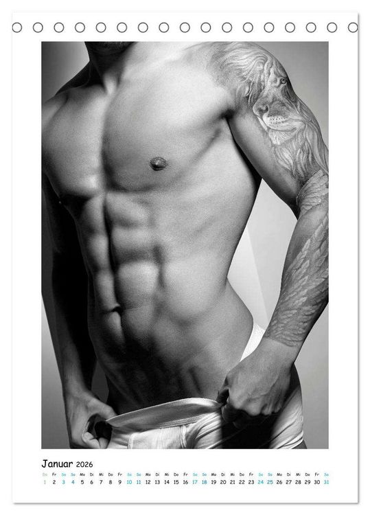 Produktbild: M&auml;nner... in underwear deluxe (Tischkalender 2026 DIN A5 hoch), CALVENDO Monatskalender