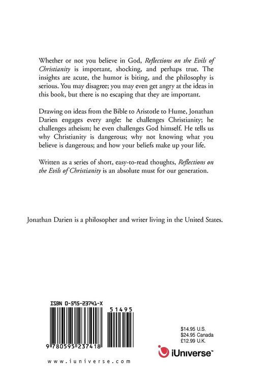 Produktbild: Reflections on the Evils of Christianity