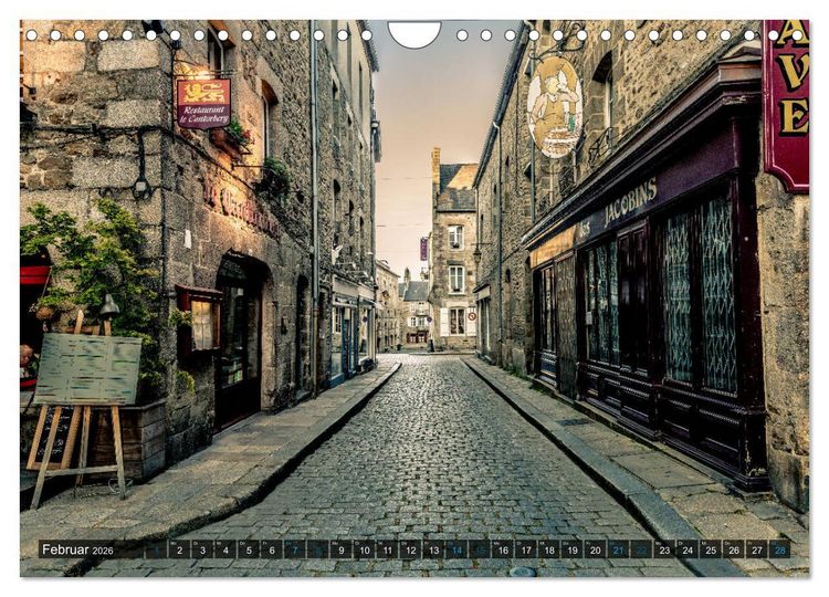 Produktbild: Bretagne zum Verlieben (Wandkalender 2026 DIN A4 quer), CALVENDO Monatskalender
