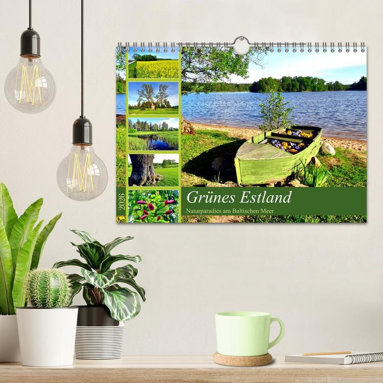 Produktbild: Gr&uuml;nes Estland - Naturparadies am Baltischen Meer (Wandkalender 2026 DIN A4 quer), CALVENDO Monatskalender