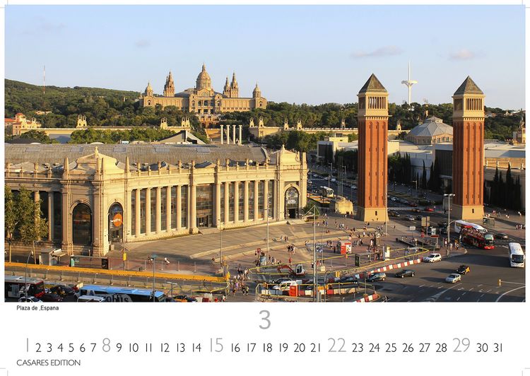 Produktbild: Barcelona Kalender 2026 – Wandkalender | Fotokalender Spanien 35x50cm - Foto. mit den schönsten Motiven, Sehenswürdigkeiten & Inspirationen"