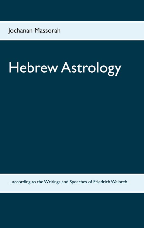 Produktbild: Hebrew Astrology