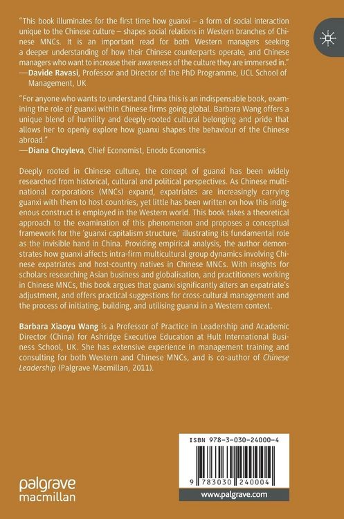 Produktbild: Guanxi in the Western Context