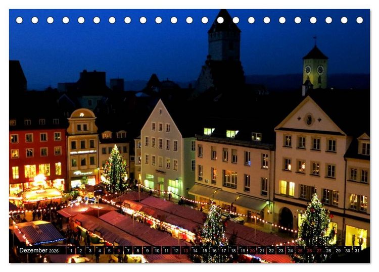 Produktbild: REGENSBURG - urbanes Leben (Tischkalender 2026 DIN A5 quer), CALVENDO Monatskalender