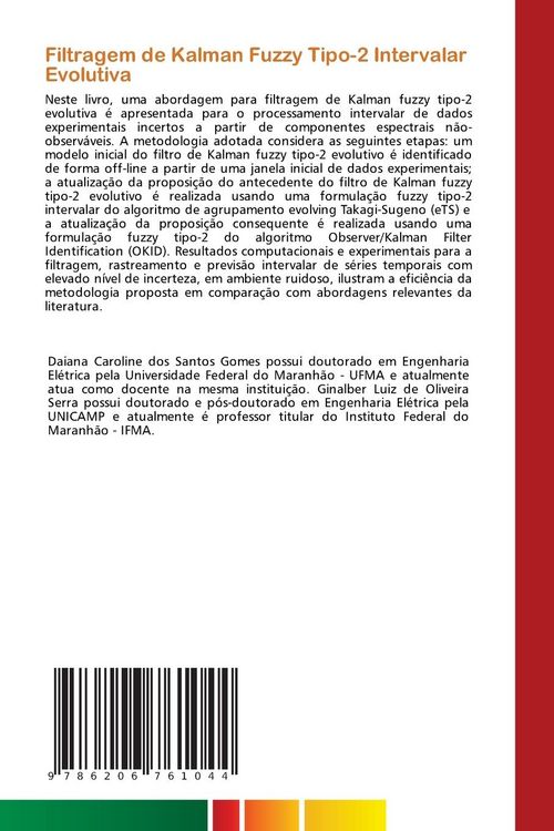 Produktbild: Filtragem de Kalman Fuzzy Tipo-2 Intervalar Evolutiva