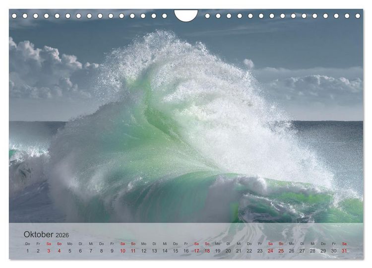 Produktbild: Rhapsodie in Blau (Wandkalender 2026 DIN A4 quer), CALVENDO Monatskalender