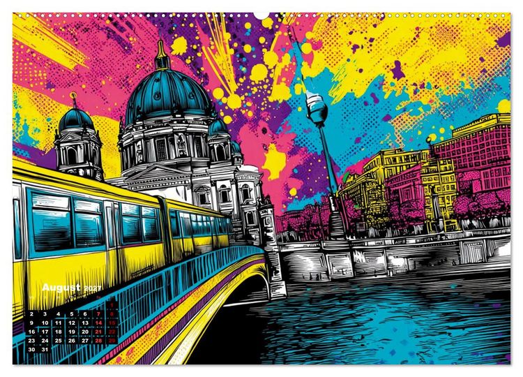 Produktbild: Popart Visionen (Wandkalender 2027 DIN A2 quer), CALVENDO Monatskalender