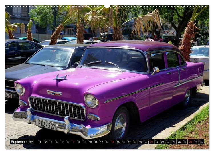 Produktbild: Auto-Legenden Chevrolet Bel Air (hochwertiger Premium Wandkalender 2025 DIN A2 quer), Kunstdruck in Hochglanz