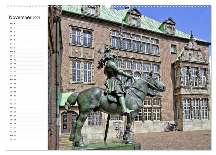 Produktbild: Bremen ganz nah (hochwertiger Premium Wandkalender 2027 DIN A2 quer), Kunstdruck in Hochglanz