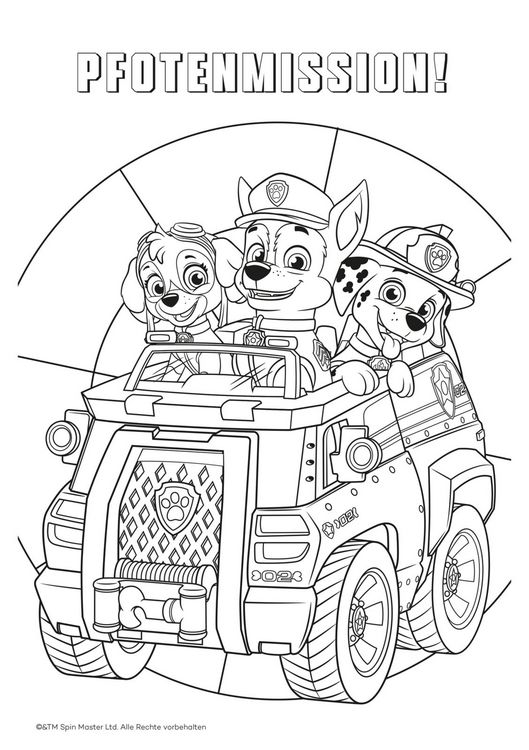 Produktbild: PAW Patrol Kindergartenheft: Heldenhafte Mal-Missionen