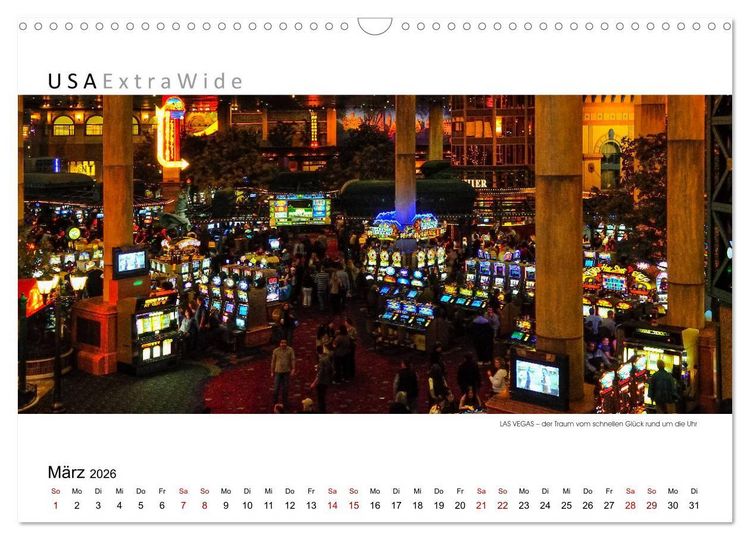 Produktbild: Impressionen aus LAS VEGAS (Wandkalender 2026 DIN A3 quer), CALVENDO Monatskalender