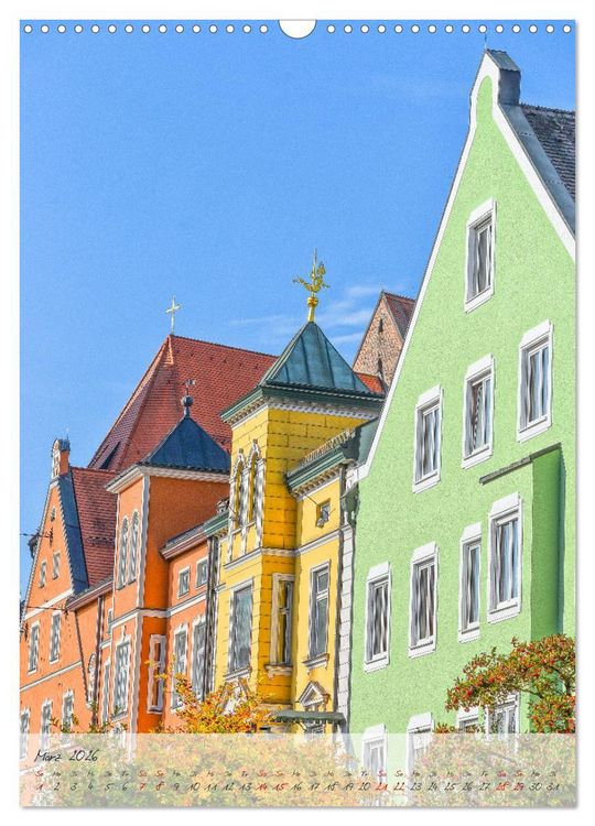 Produktbild: Gr&uuml;&szlig;e aus der Herzogstadt Erding (Wandkalender 2026 DIN A3 hoch), CALVENDO Monatskalender