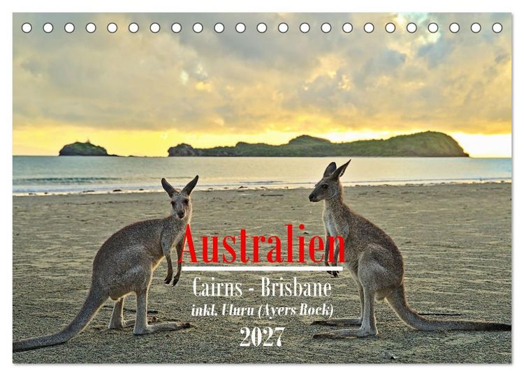 Produktbild: Australien - Cairns-Brisbane (Tischkalender 2027 DIN A5 quer), CALVENDO Monatskalender