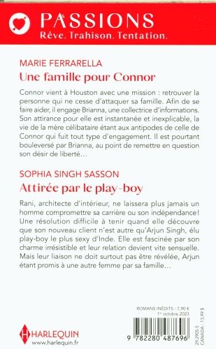 Produktbild: Une famille pour Connor. Attir&eacute;e par le play-boy