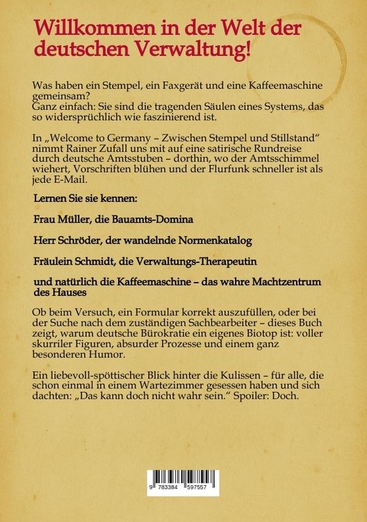Produktbild: Welcome to Germany - Zwischen Stempel und Stillstand