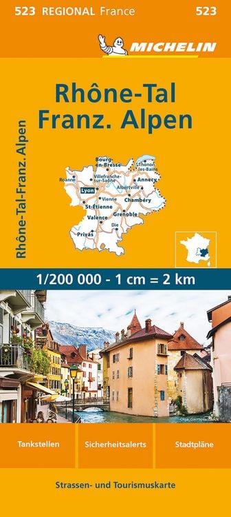 Produktbild: Michelin Rhonetal - Franz&ouml;siche Alpen