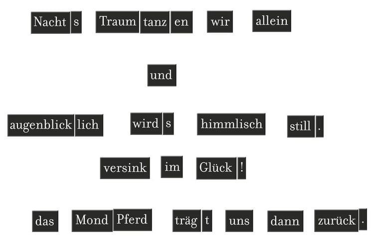 Produktbild: moses. libri_x Magnetische Poesie