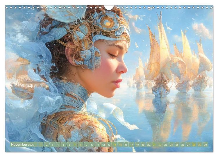 Produktbild: Imaginative Werke - Wunderbar m&auml;rchenhaft (Wandkalender 2026 DIN A3 quer), CALVENDO Monatskalender