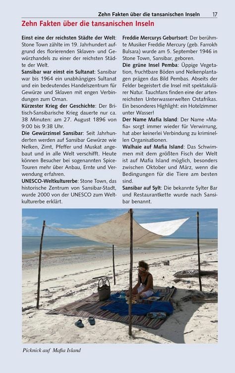 Produktbild: TRESCHER Reisef&uuml;hrer Sansibar