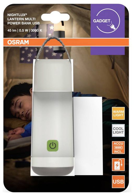 Produktbild: OSRAM HOMELIGHTING NIGHTLUX MOBILE MULTI Power-bank 4099854530913 LED-Nachtlicht