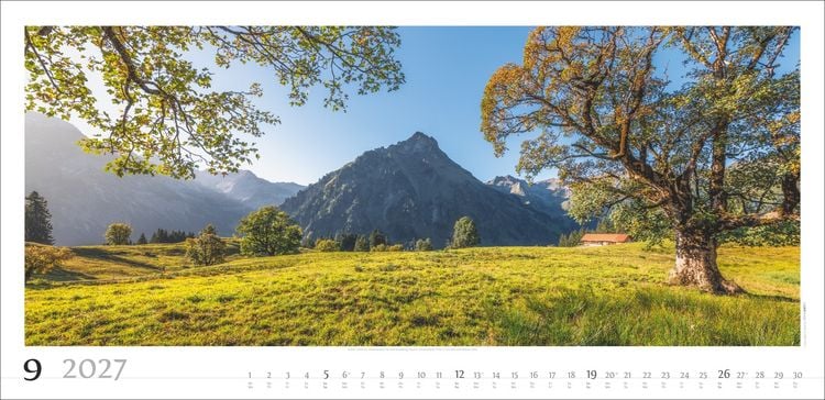 Produktbild: Alpenpanorama Kalender 2027