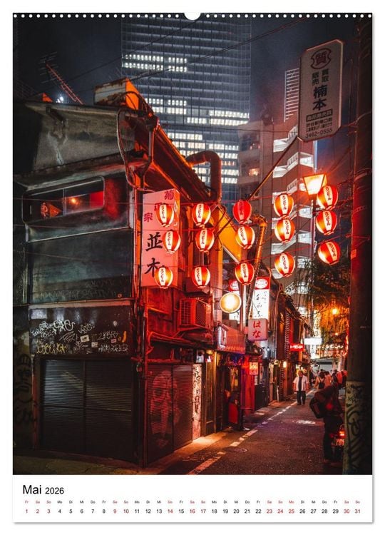 Produktbild: Tokio - Die pulsierende Weltstadt. (Wandkalender 2026 DIN A2 hoch), CALVENDO Monatskalender