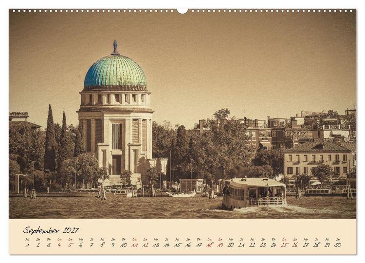 Produktbild: Venedig Seppia e tinta (Wandkalender 2027 DIN A2 quer), CALVENDO Monatskalender